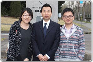 刘老师前往日本筑波大学看望刘莹